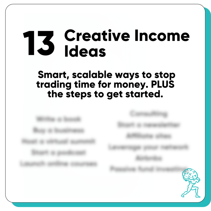 13 creative income ideas